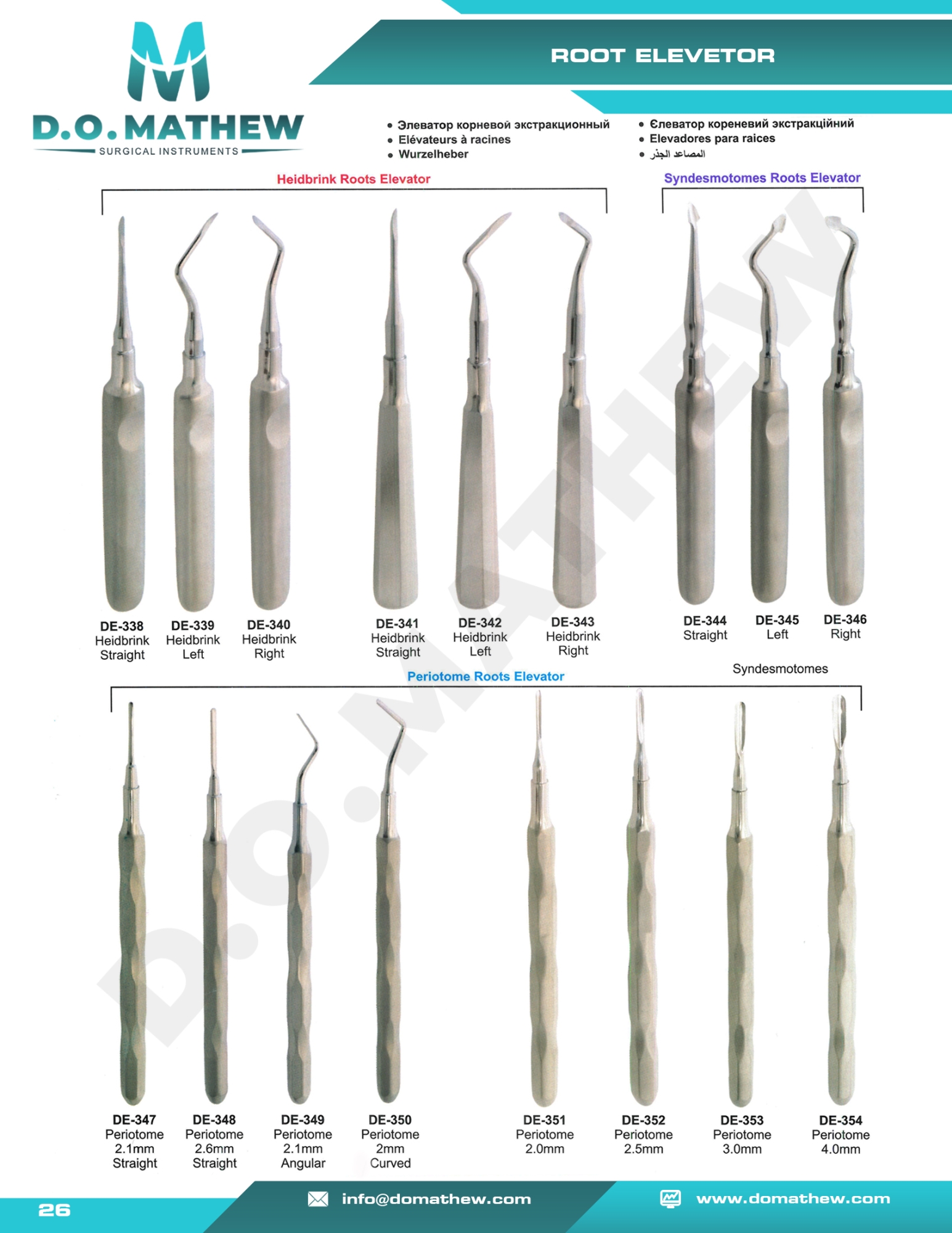  Root Elevators
